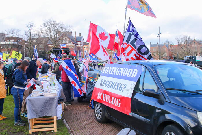 Demonstratie op Museumplein tegen regeringsbeleid