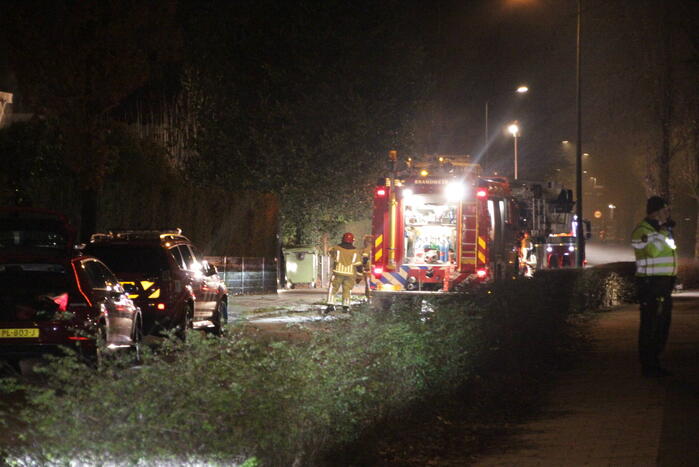 Brand in vrijstaande woning