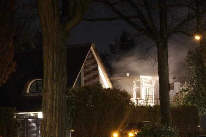 Brand in vrijstaande woning