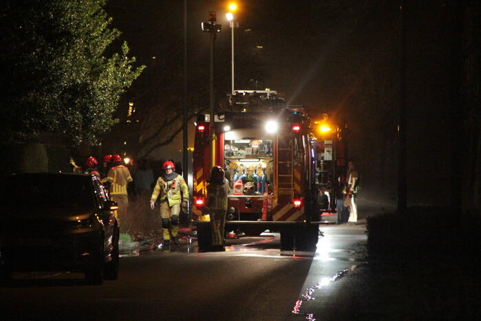 Brand in vrijstaande woning