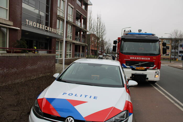 Brandweer doet onderzoek naar gaslucht