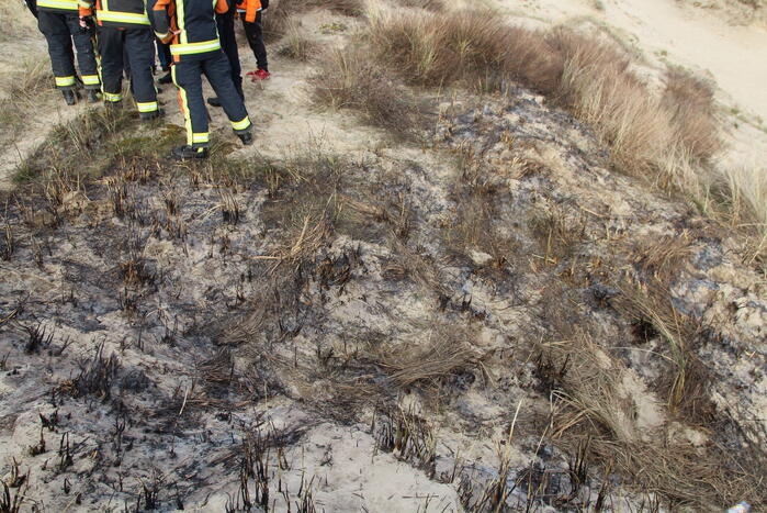 Jongens thuis gebracht na brand in duinen