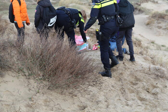 Jongens thuis gebracht na brand in duinen