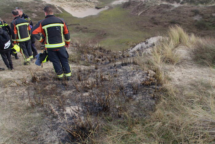 Jongens thuis gebracht na brand in duinen