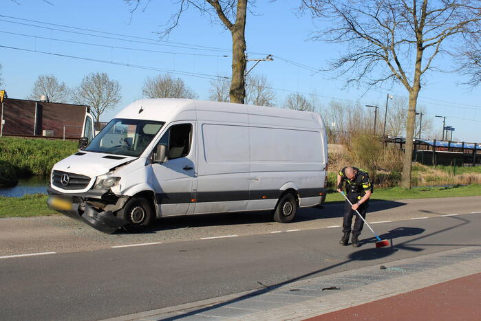 Veel schade na aanrijding