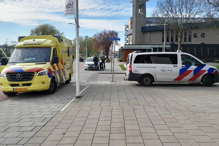 Forse schade bij botsing tussen twee voertuigen