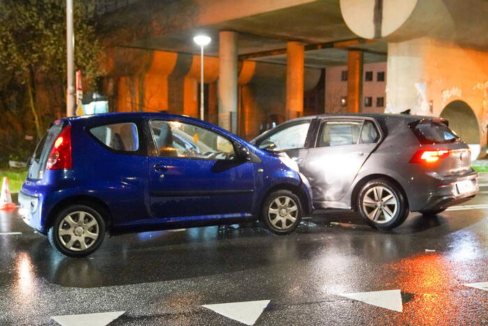 Een gewonde naar het ziekenhuis na ongeval