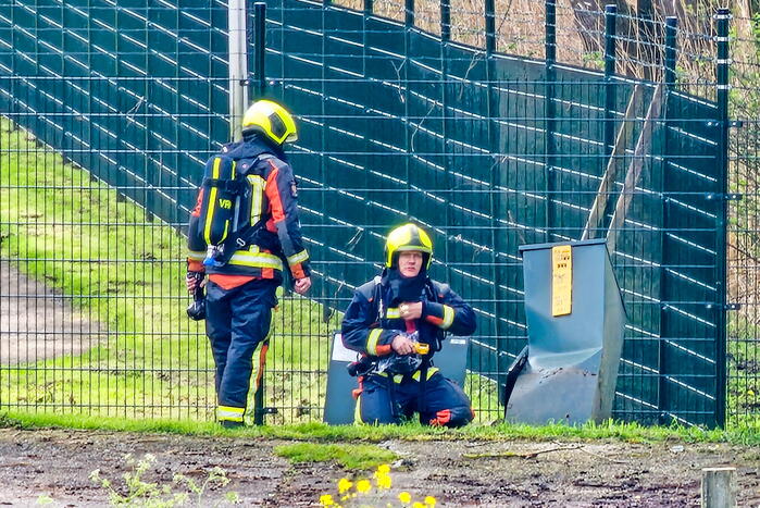 Brandweer draait hoofdkraan dicht bij gaslekkage