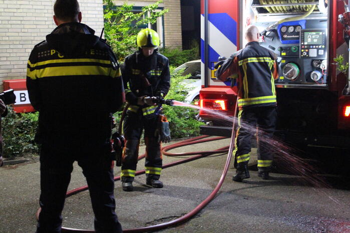 Brand op balkon snel geblust