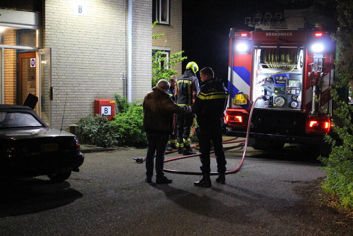 Brand op balkon snel geblust