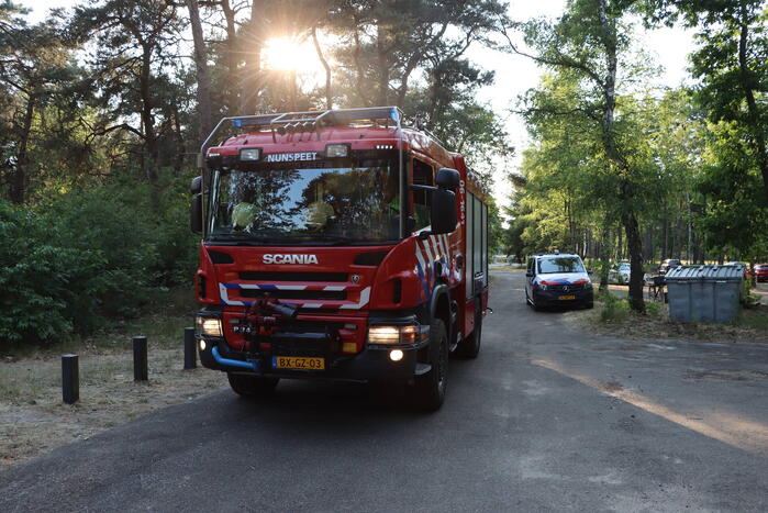 Brandweer ingezet voor rokende barbecue