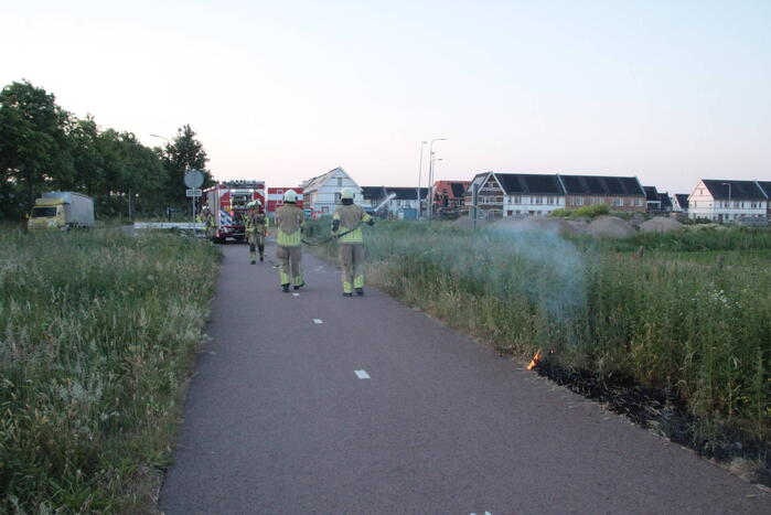 Bermbrand snel geblust