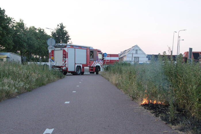 Bermbrand snel geblust