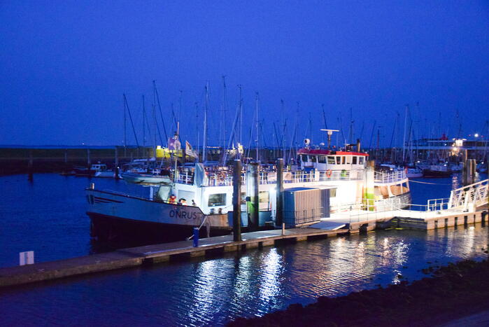 Rondvaartboot maakt water in haven