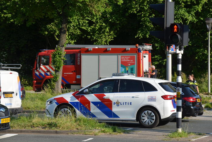 Gewonden bij kop-staart botsing