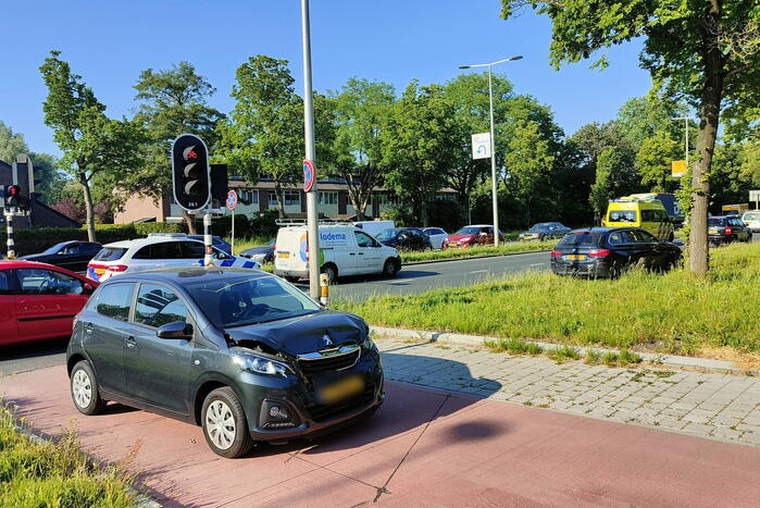 Gewonden bij kop-staart botsing