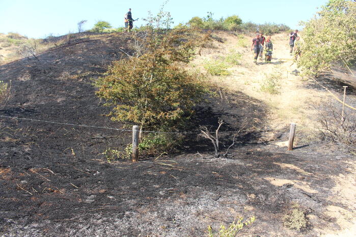 Forse brand in duingebied