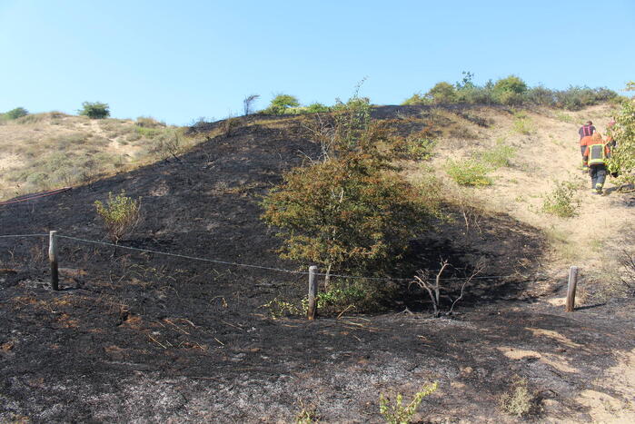 Forse brand in duingebied