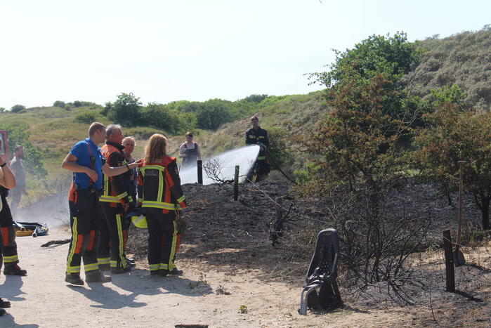 Forse brand in duingebied