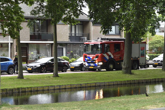 Gasleiding geraakt bij werkzaamheden in tuin