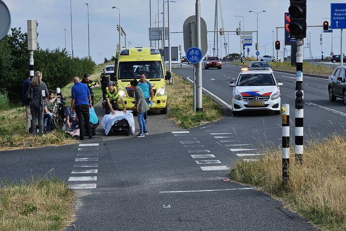 Fietser ernstig gewond na harde val