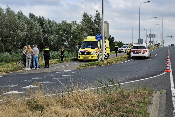 Fietser ernstig gewond na harde val