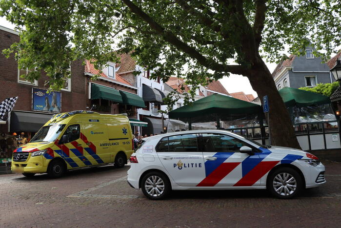 Voetganger gewond bij botsing met fietser