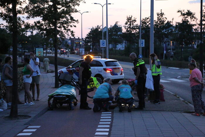 Fietser raakt gewond na valpartij