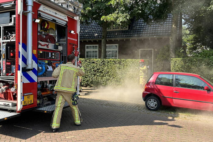 Brand in meterkast van woning