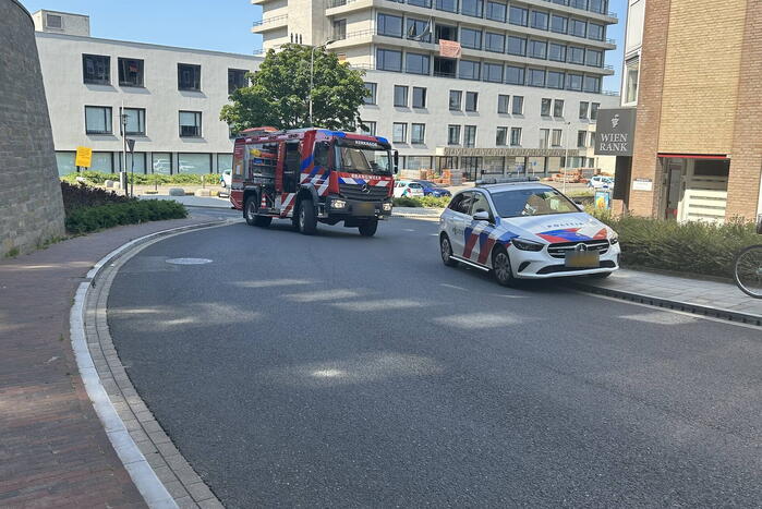 Bewoner sluit zichzelf buiten, brandweer ingezet