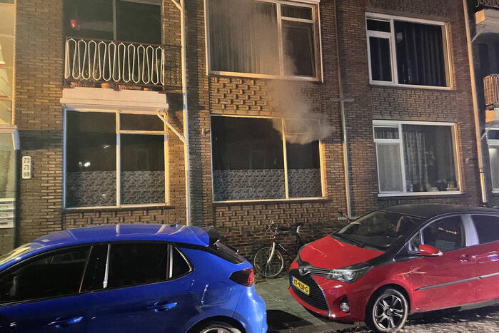 Brand in woning snel geblust