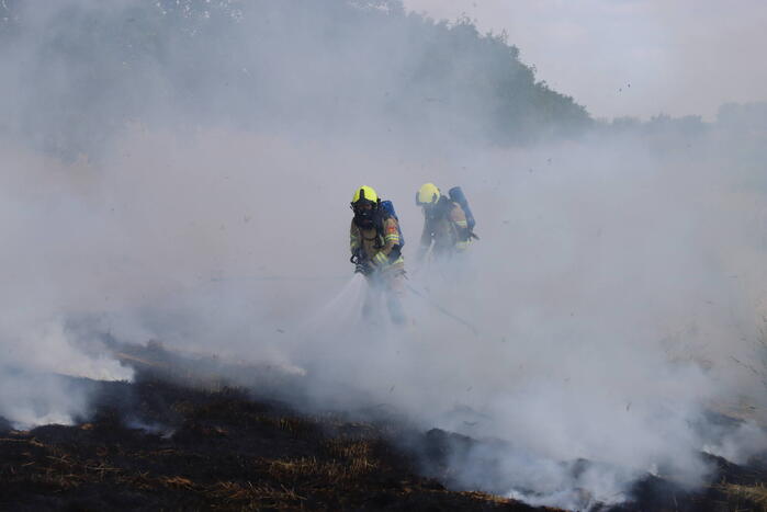 Flinke rookontwikkeling bij buitenbrand