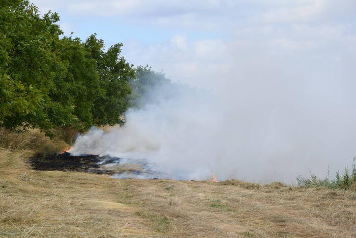 Flinke rookontwikkeling bij buitenbrand