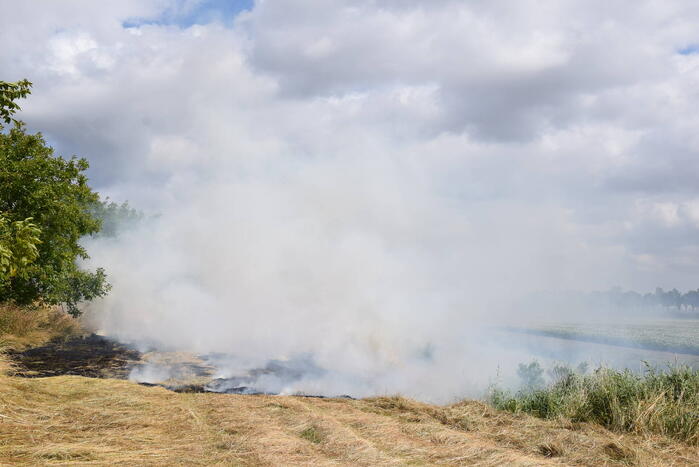 Flinke rookontwikkeling bij buitenbrand