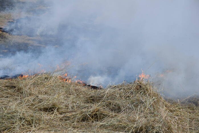 Flinke rookontwikkeling bij buitenbrand