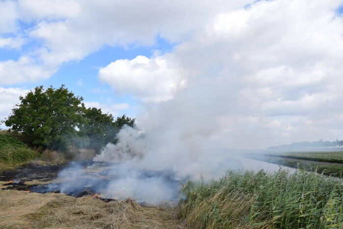 Flinke rookontwikkeling bij buitenbrand