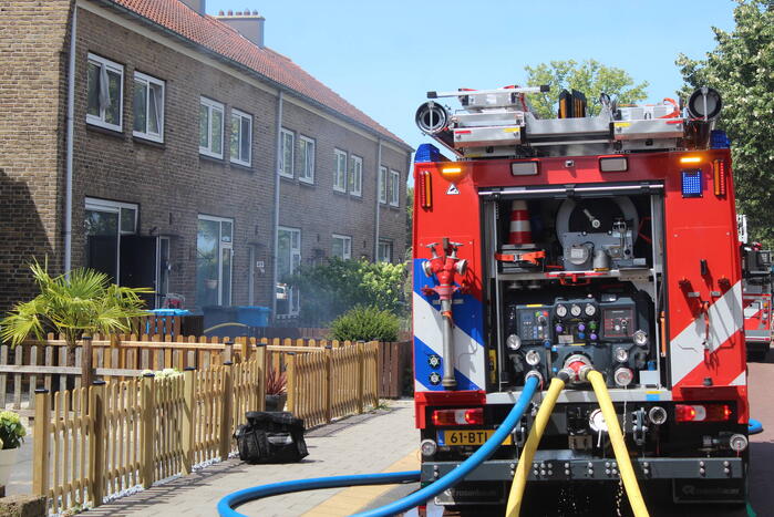 Woningbrand beperkt gebleven door snelle inzet