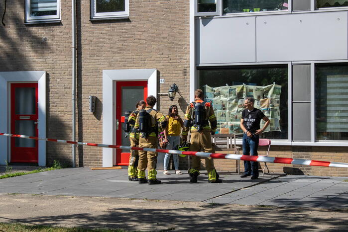 Brandweer verricht onderzoek naar gaslekkage