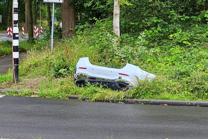 Lijnbus in botsing met personenwagen