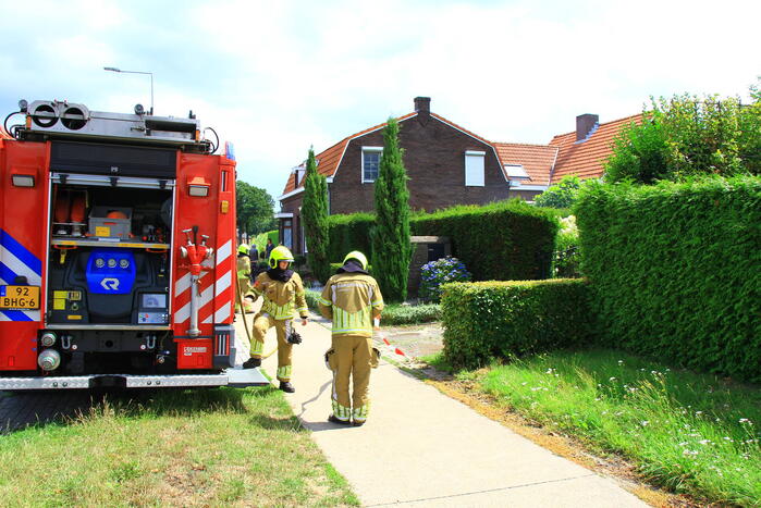 Rook uit elektriciteitskast