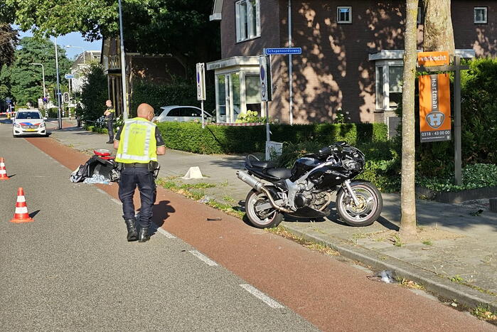 Ernstig ongeval tussen motorrijder en bestuurder van scootmobiel