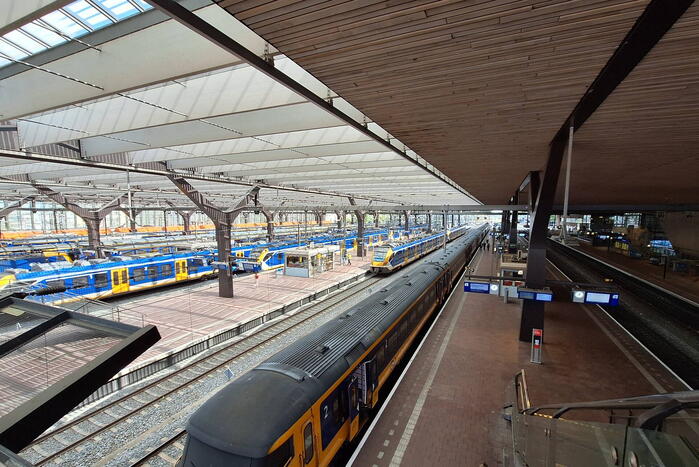 Storing NS zorgt voor drukte op Centraal Station