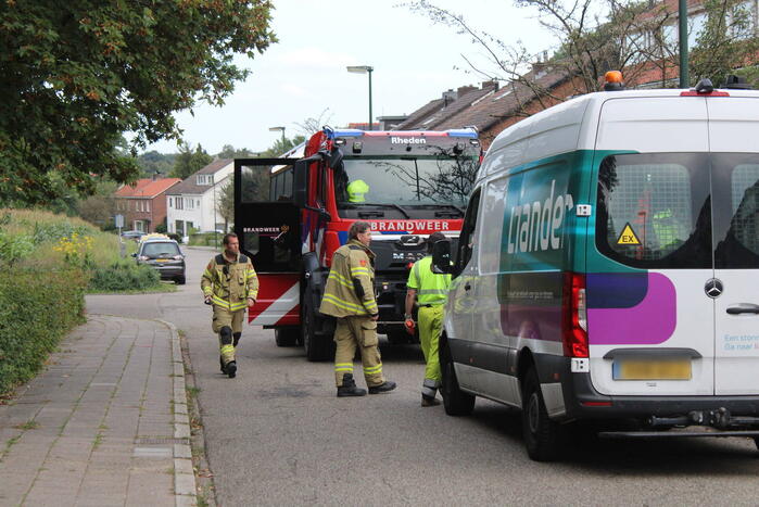 Mogelijke gaslekage in woning