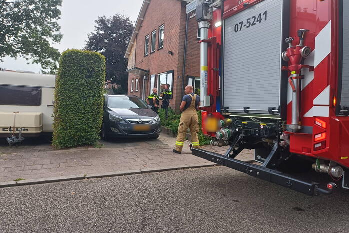 Mogelijke gaslekage in woning