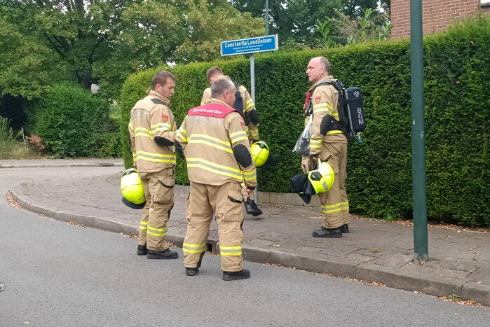 Mogelijke gaslekage in woning