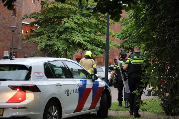 Politie overmeesterd verward persoon