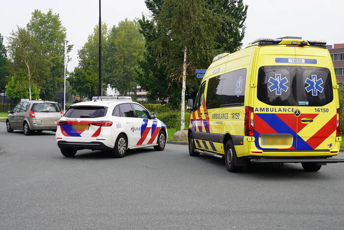 Fiets meegesleept bij ongeval met auto