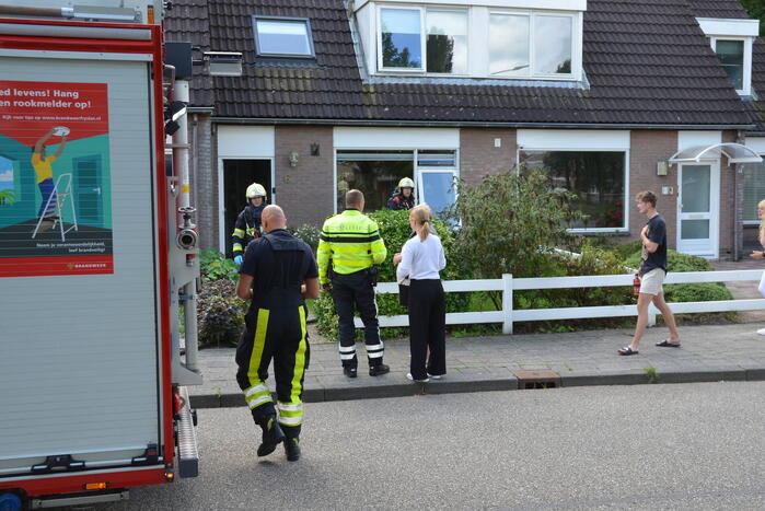 Vaatwasser vat vlam in woning