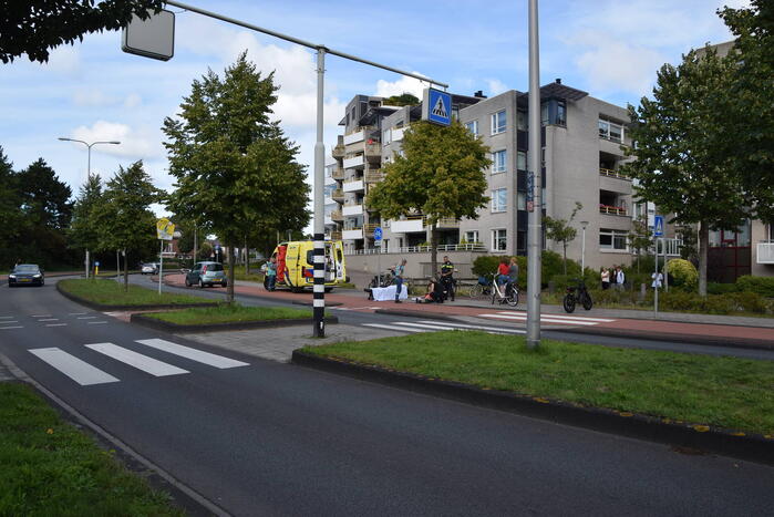 Fietser gewond bij botsing