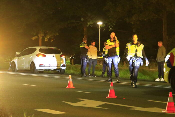 Persoon onder invloed aangehouden bij ongeval